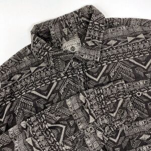 Akademiks Jeanius Long Sleeve Black Gray Mens Shirt Streetwear Hip Hop 2XL XXL
